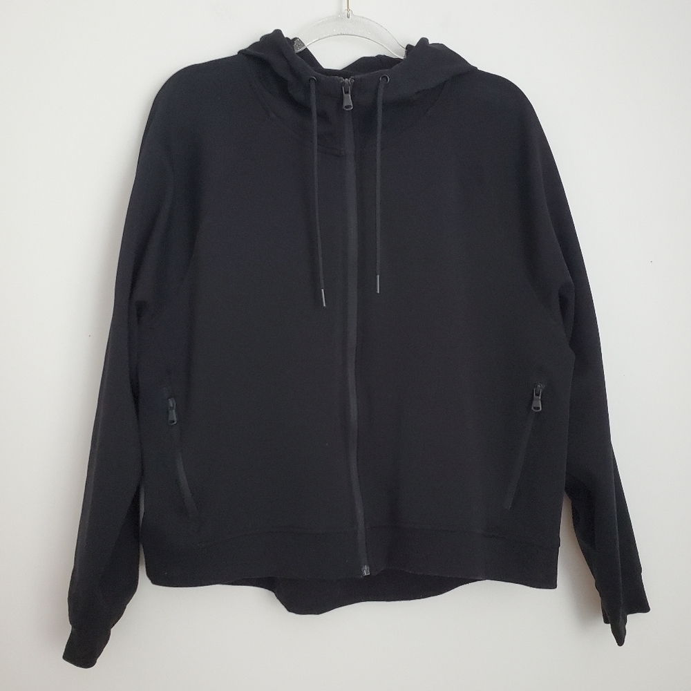 Black Dynamic Fleece Zip Up Hoodie Size XL